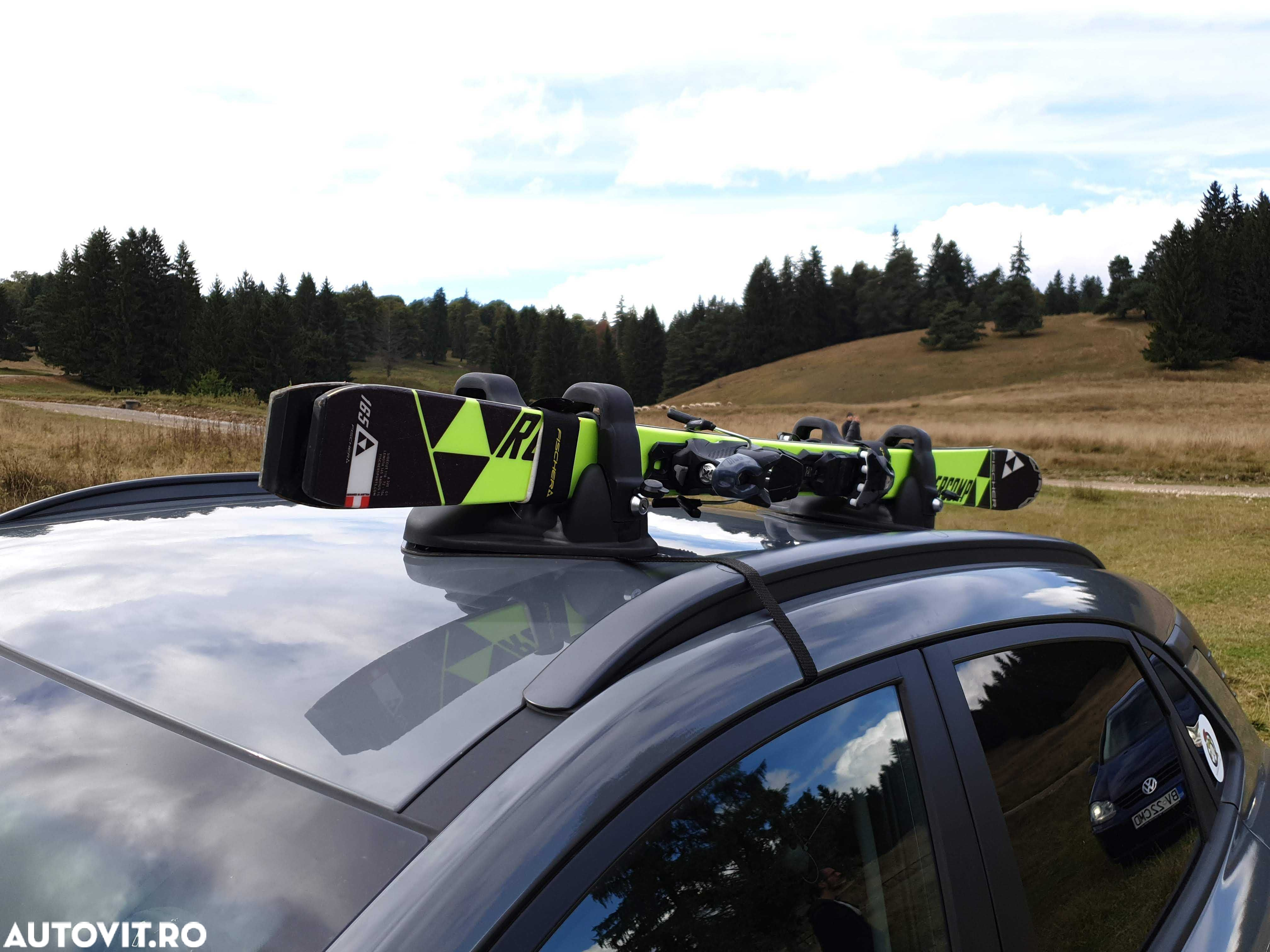 Suport schi Menabo Shuttle cu prindere magnetica, 2 perechi ski - 4