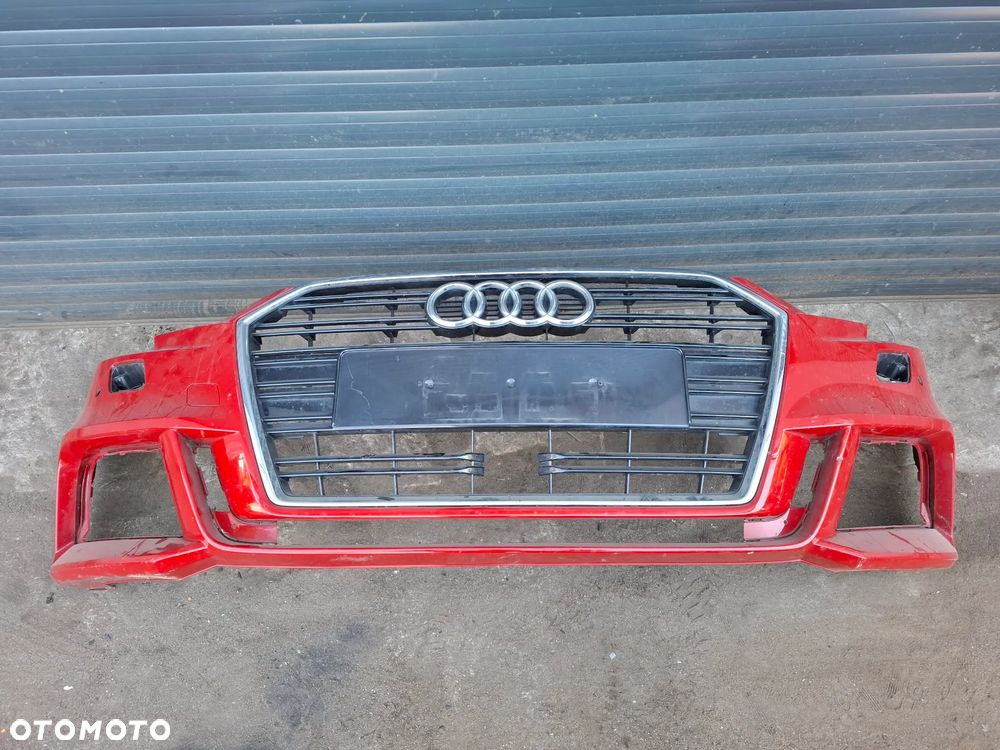 ZDERZAK PRZEDNI PRZÓD AUDI A3 8V0 LIFT S LINE GRILL HB - 9