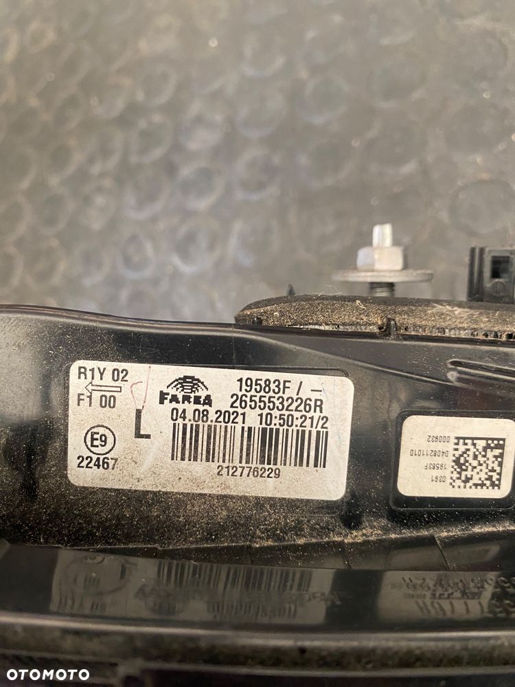 RENAULT CLIO 5 V 2 x Lampy tylne lewe  LAMPA TYLNA LEWA  W KLAPĘ I W BŁOTNIK EUROPA LEWY TYŁ LEWA strona  tylne W-wa - 9