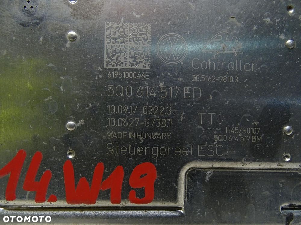 POMPA HAMULCOWA ABS 5Q0614517ED SKODA OCTAVIA III LIFT 1.5 TSI - 9