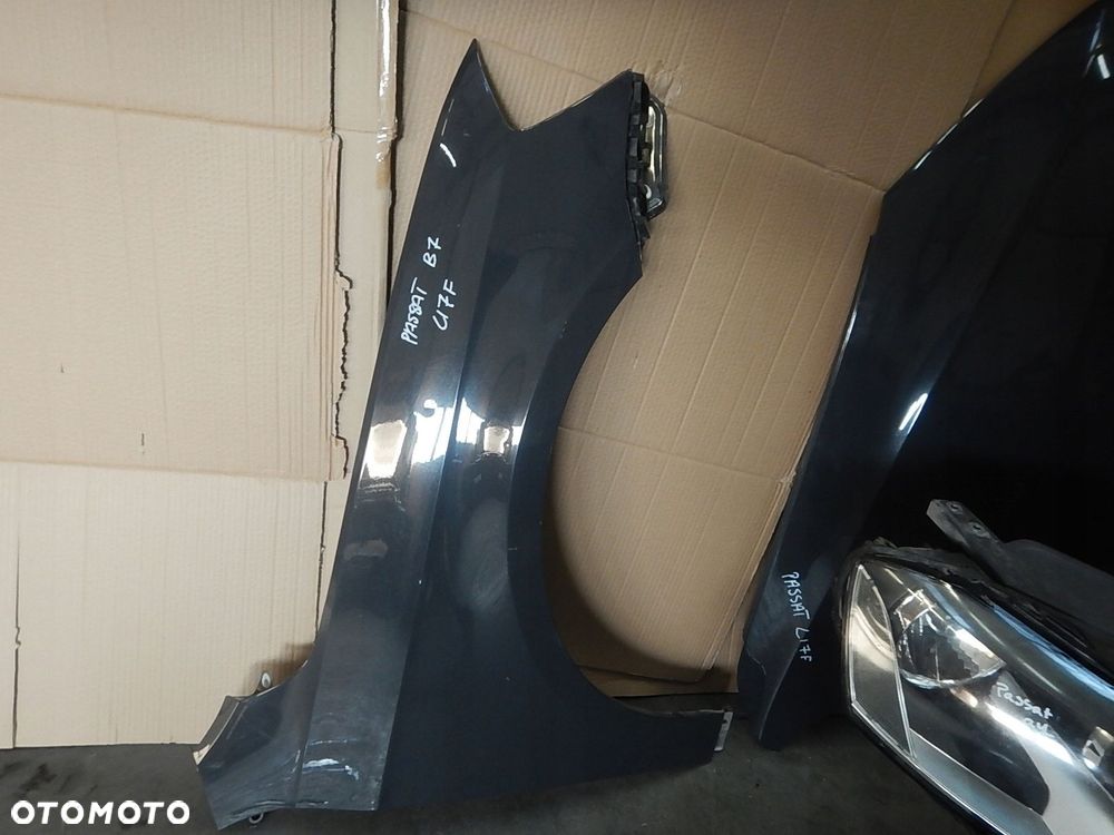 kompletny przod passat b7 li7f maska zderzak błotniki lampy pas europa - 3