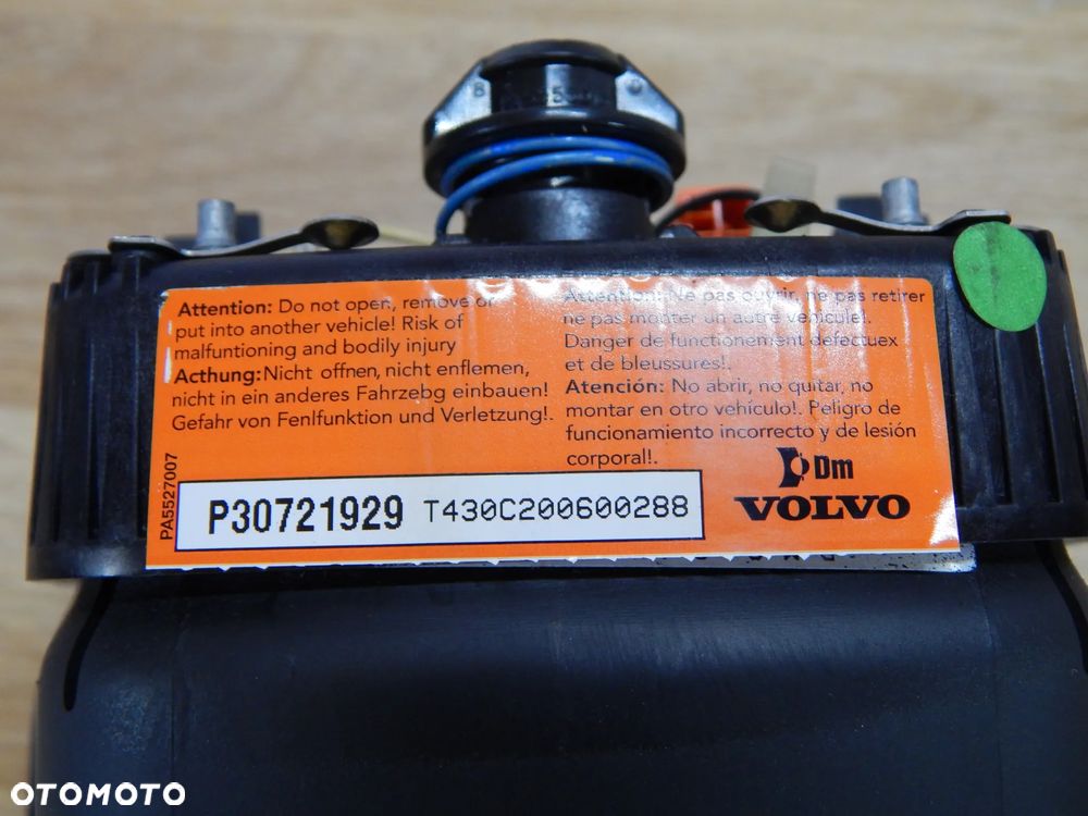 Poduszka powietrzna kurtyna pas bezpieczeństw sensor Volvo XC60 xc60 I 08-17 Łuków części - 10