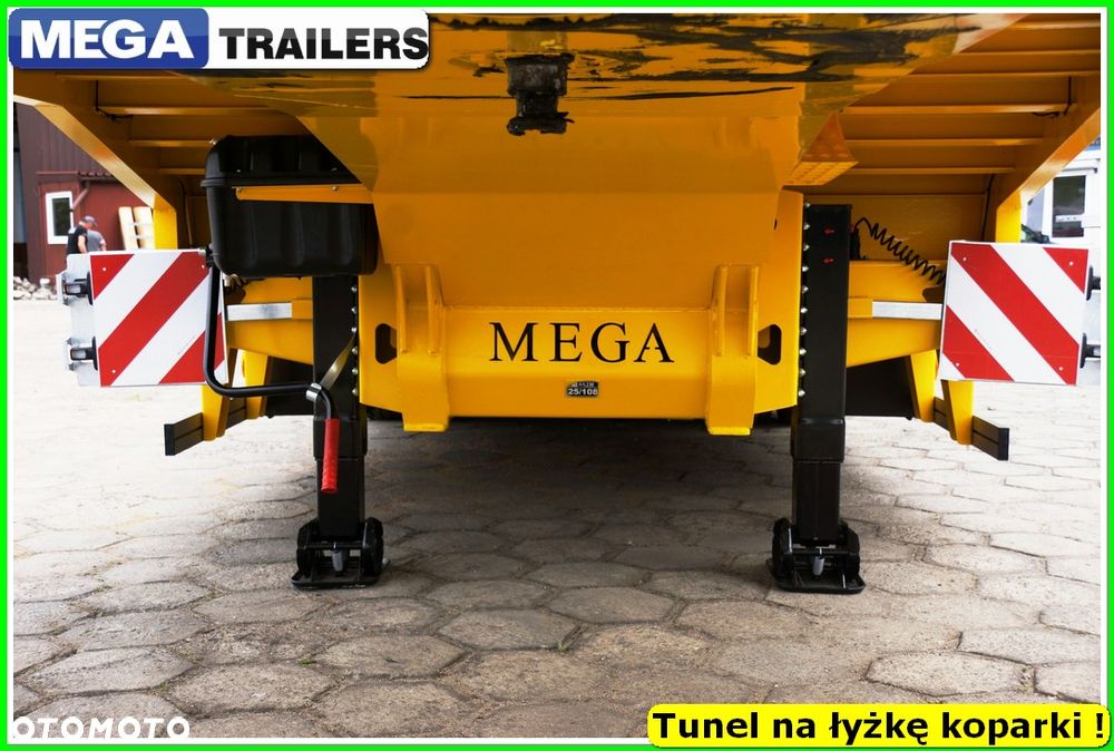 Mega Nisko podłoga 4 osie,  dł. 9,50 m, TUNEL na RAMIĘ KOPARKI !!! - 25