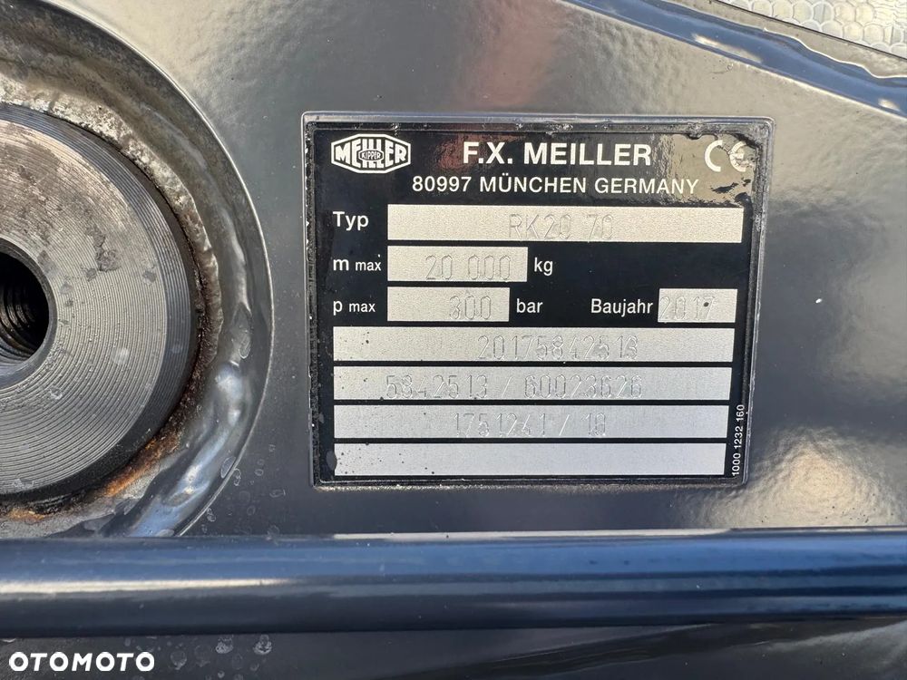 Scania G410 /2017r /HAK MEILLIER RK20.70 / SKRĘTNA OŚ WLECZONA - 3