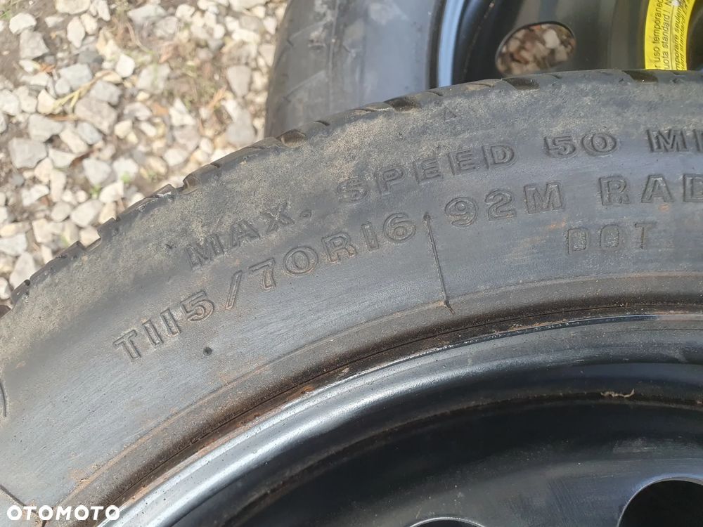 KOŁO DOJAZDOWE ZAPASOWE 16 5X110 ET41 OPEL SIGNUM VECTRA C ASTRA 2160115 - 4