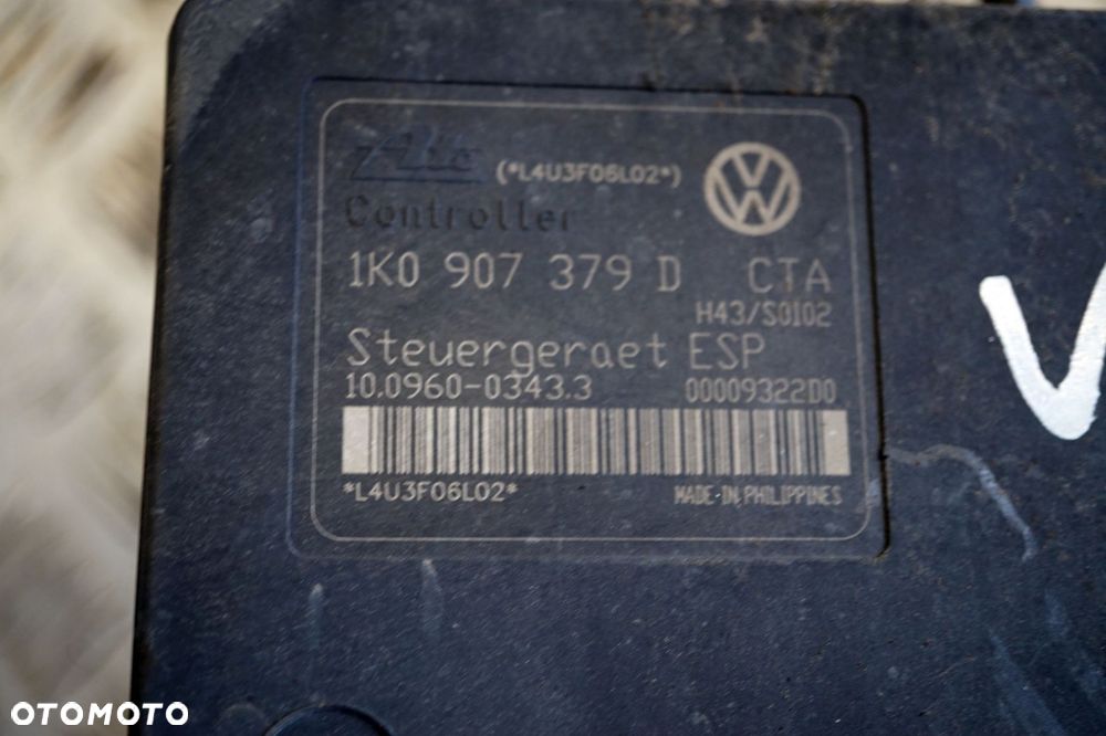 POMPA HAMULCOWA ABS GOLF V 1K0907379D 1K0614517B VOLKSWAGEN 2003-2009 - 5