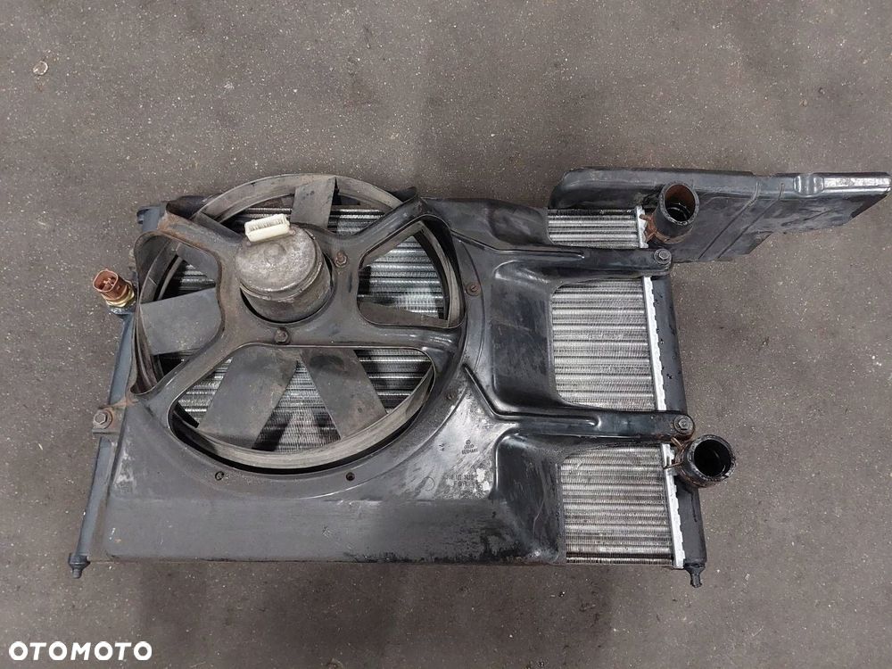CHŁODNICA WODY + WENTYLATOR VOLKSWAGEN PASSAT B4 2.0 8V 0130107268 - 1