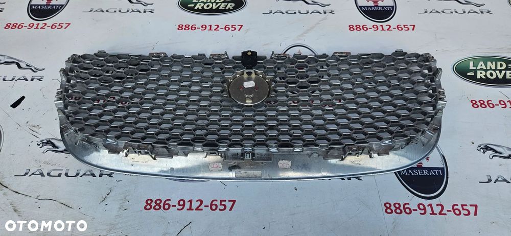 Jaguar XJ 351 LIFT 2016-2019 Atrapa zderzaka przedniego pod kamerę Grill Kamera Kratka środkowa  znaczek emblemat - 6