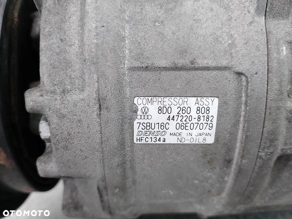 POMPA, SPRĘŻARKA KLIMATYZACJI VW PASSAT B5 FL 8D0260808 447220-8182 1.9 - 7