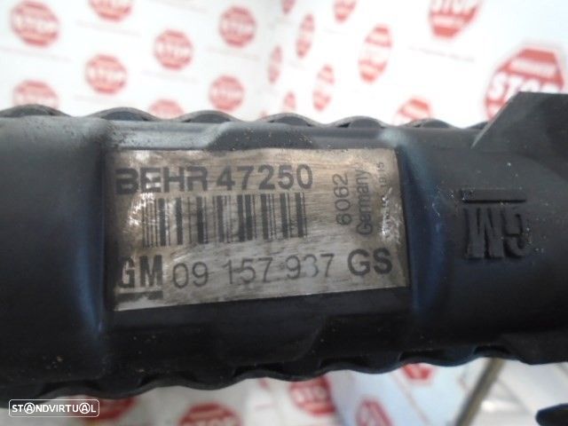 RADIADOR AGUA OPEL ZAFIRA A LIMUSINA 2002 -09157937 - 1