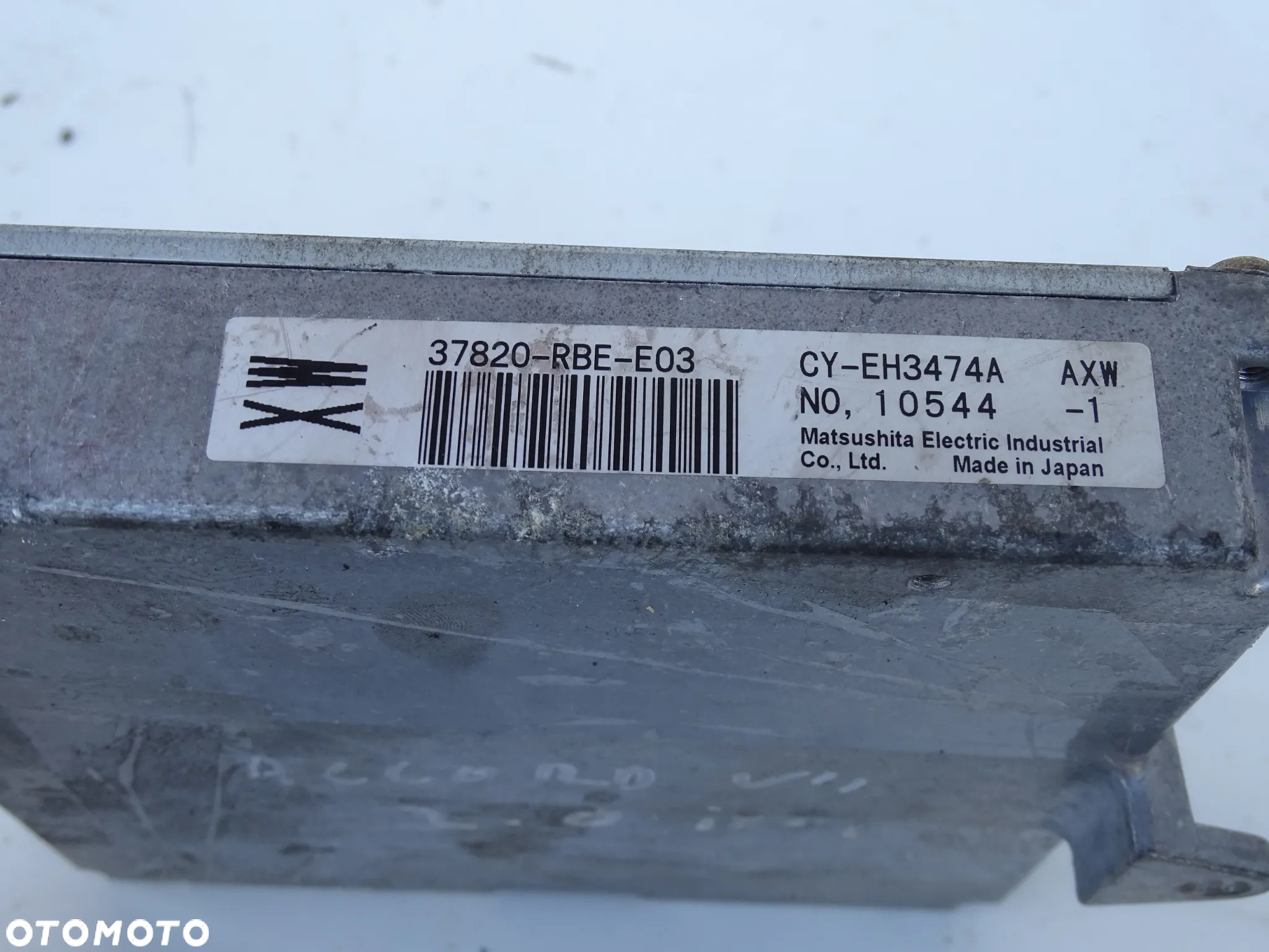 KOMPUTER STEROWNIK SILNIKA HONDA ACCORD 2.0I VTEC 37820-RBE-E03 F-VAT - 4