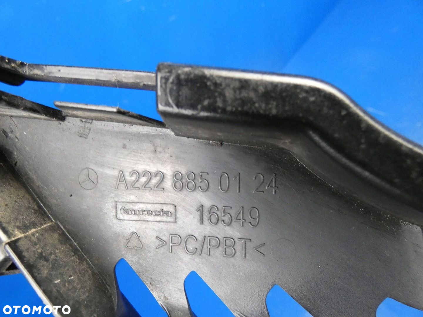 MERCEDES S KLASA W222 KRATKA ZDERZAKA DOLNA PRZÓD PRZEDNIA - 3