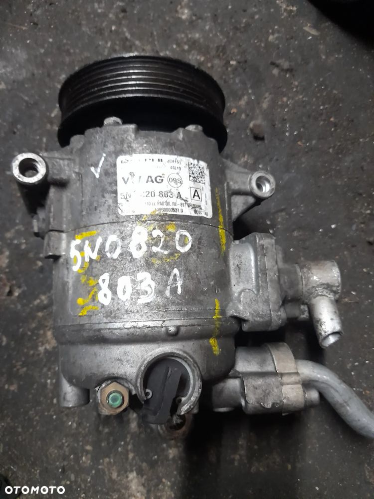 Kompresor sprężarka klimatyzacji VW Audi Seat Skoda 5N0820803A - 1