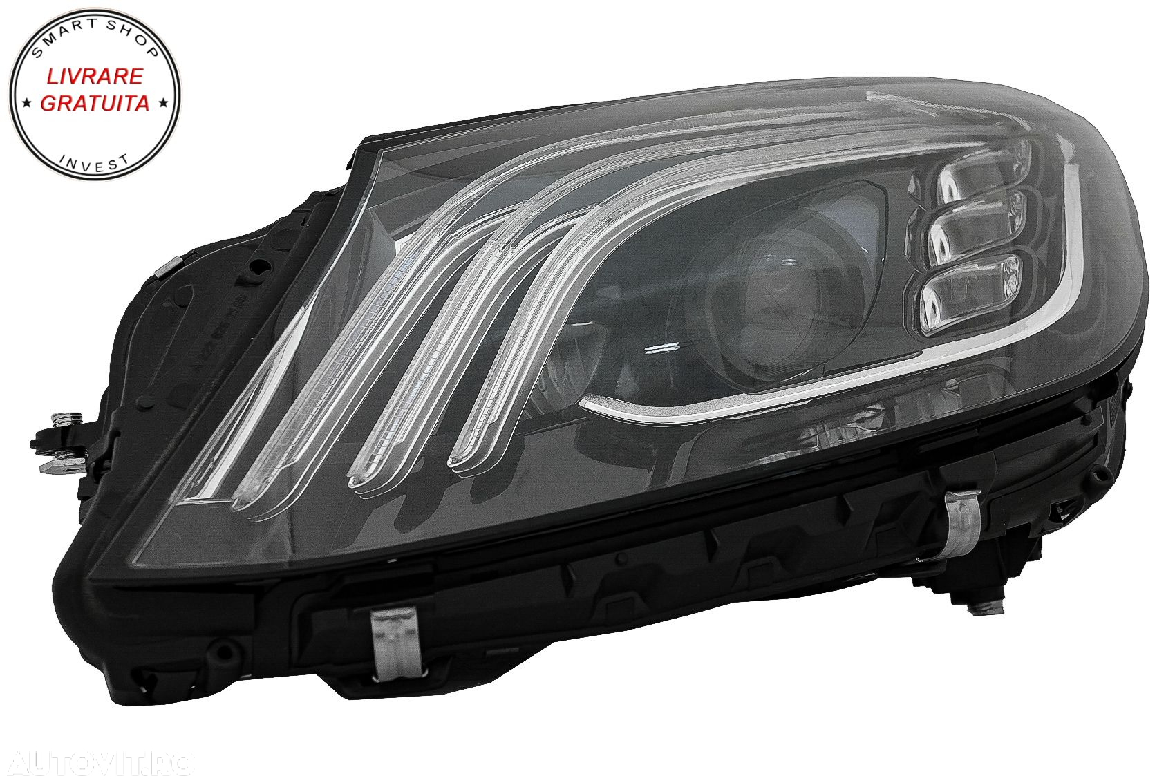 Faruri Full LED Mercedes S-Class W222 Maybach X222 (2013-2017) Facelift Design- livrare gratuita - 3