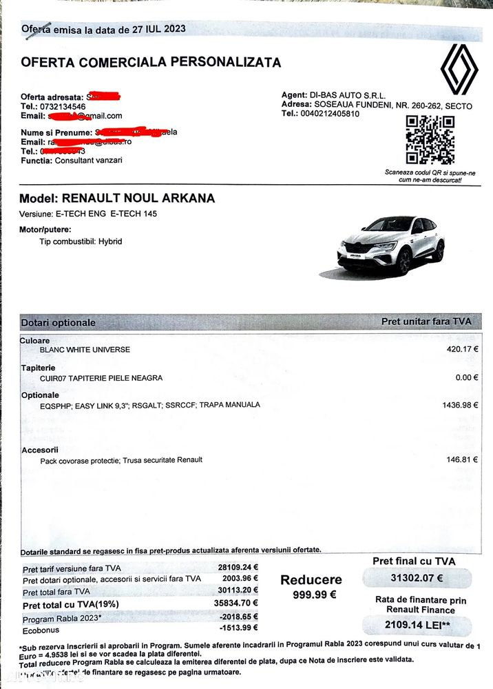 Renault Arkana E-TECH 145 E-Tech Engineered - 17