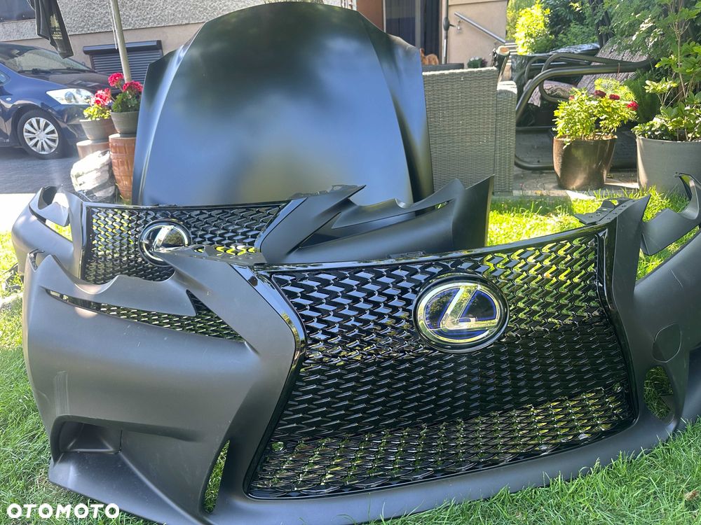 zderzak Lexus IS III F-Sport 13-17 maska lampy - 10