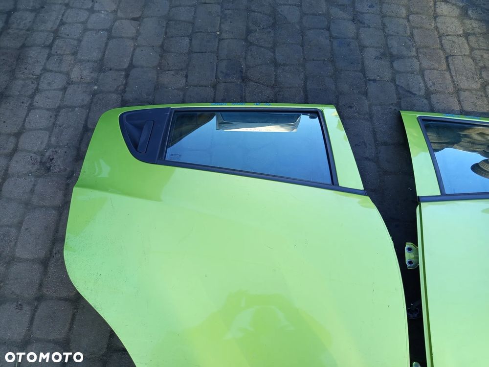 DRZWI PRAWE TYLNE CHEVROLET SPARK M300 10-14 SZYBA ZAMEK KLAMKA PODNOŚNIK MANUALNY - 2