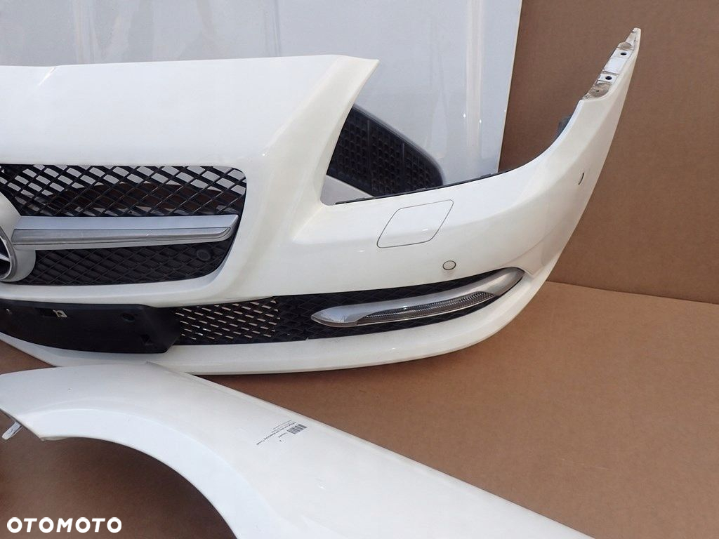 DW MERCEDES SLK 200 R172 ZDERZAK MASKA LAMPY BIAŁY - 5