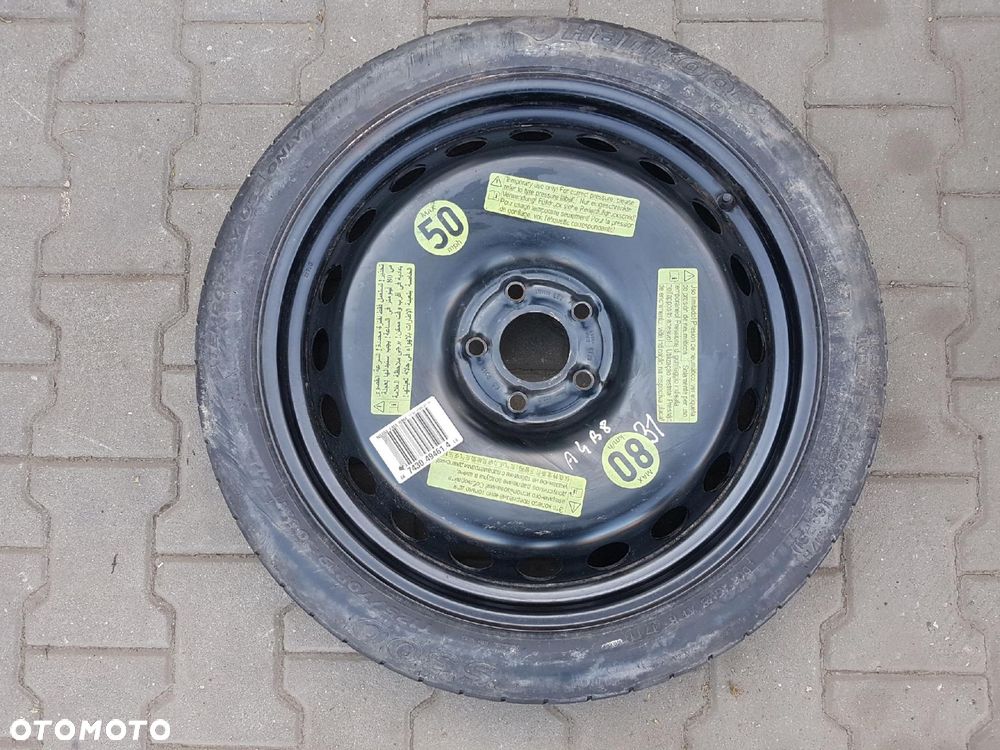 AUDI A4 B8 08-16r A5 8T KOŁO DOJAZDOWE 19 5X112 8K0601027D - 1
