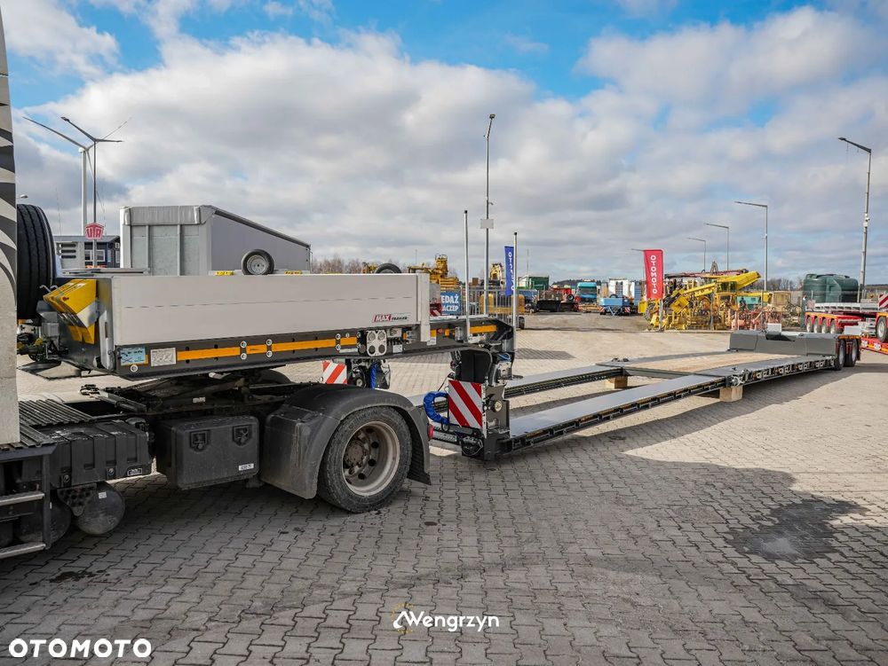 MAX Trailer 2 osiowy tiefbett, lowbed, zawieszenie pneumatyczne - 8
