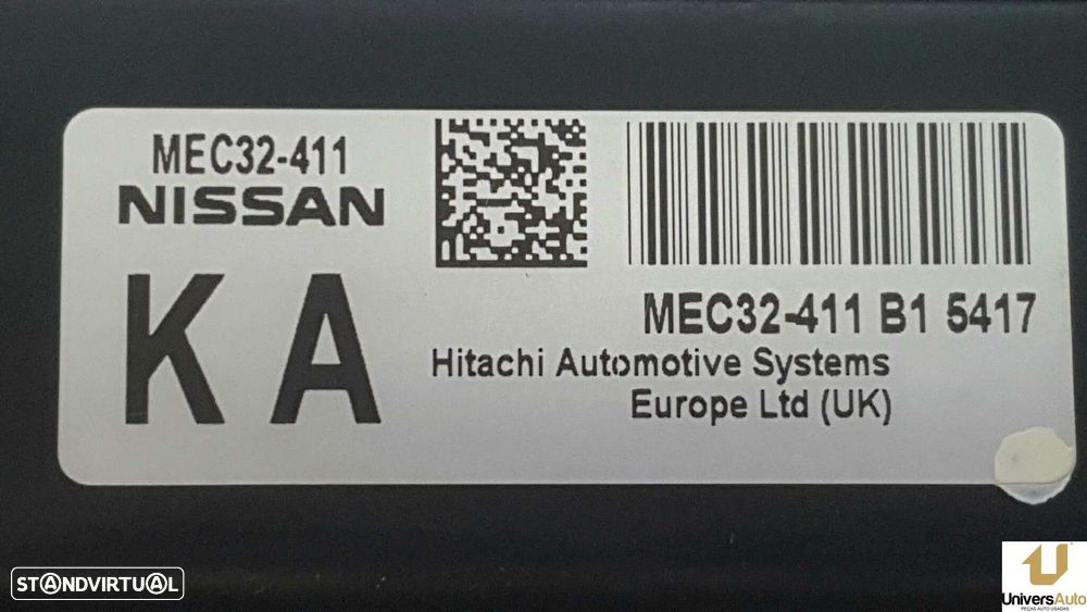 CENTRALINA DO MOTOR UCE NISSAN ALMERA TINO (V10M) BáSICO - 5