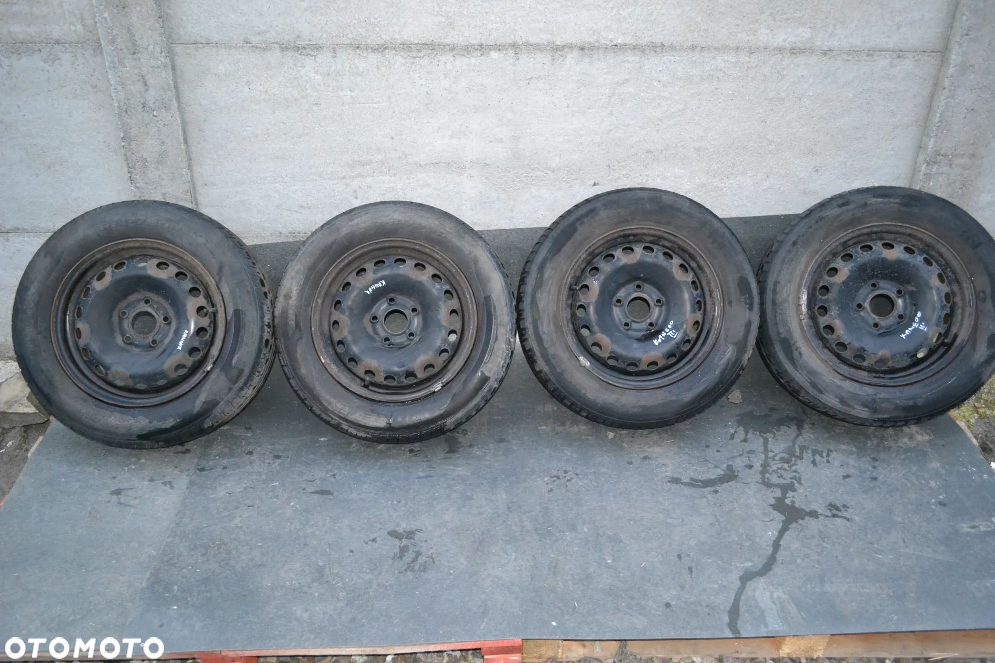 RENAULT KANGOO III 3 MERCEDES CITAN FELGA FELGI STALOWE OPONY 6x15 ET44 5x108 - 1