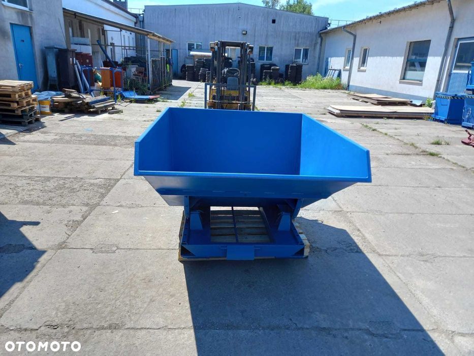 Kontener Samowyładowczy NTK 1100 Litrów.Koleba pojemnik metalowy - 7