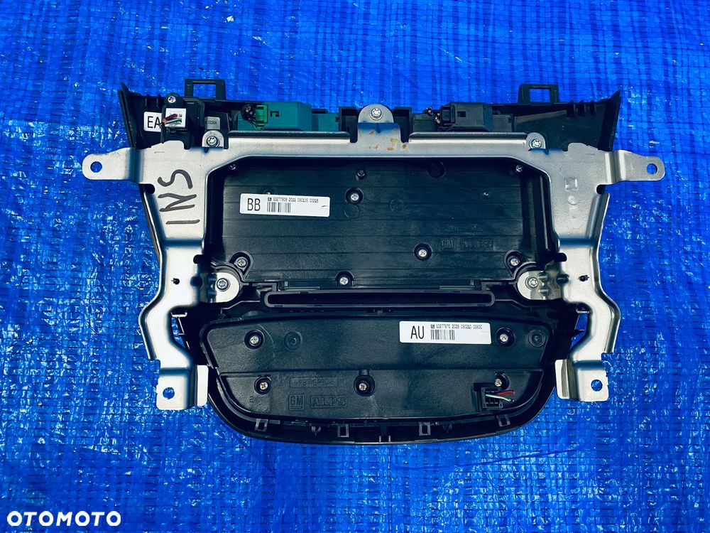 PANEL STEROWANIA KLIMATYZACJI RADIA NAWIEWU OPEL INSIGNIA A 2008- ; BRĄZOWY 13277909 13277870 ORYGINAŁ - 5