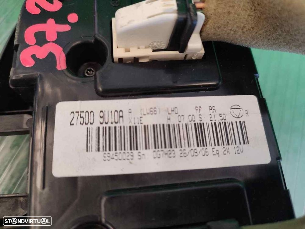 COMANDO CLIMATIZADOR NISSAN NOTE 2007 - 3