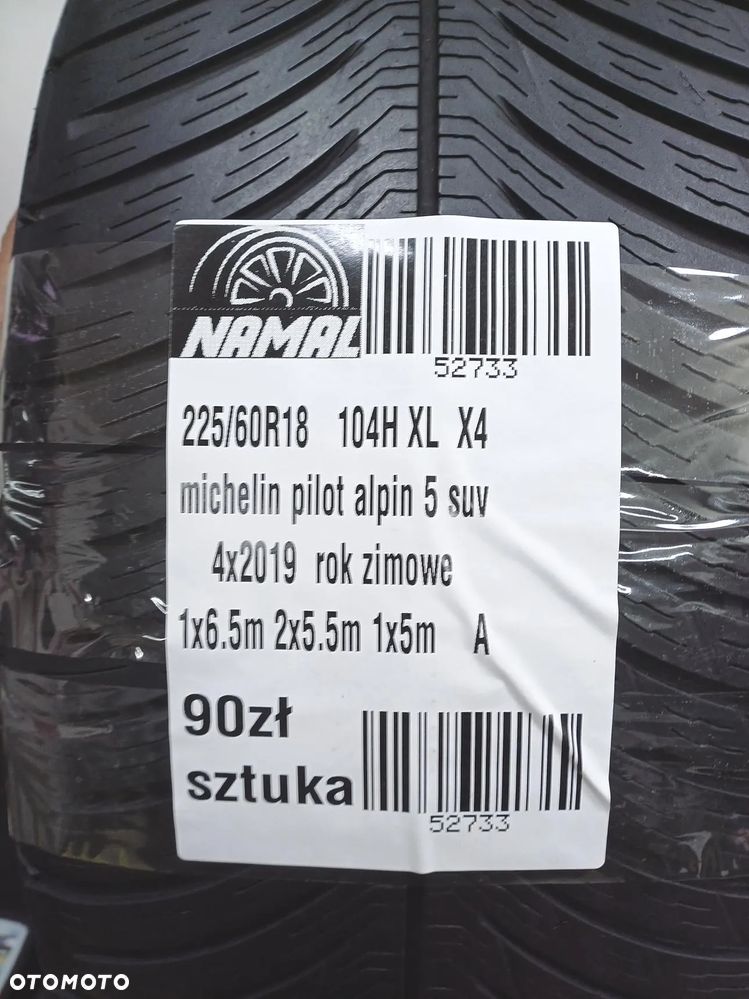 4x 225/60R18 michelin 2019 opony zimowe 6,5mm 52733 - 11