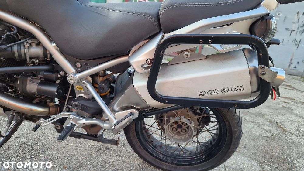 Moto Guzzi Stelvio ntx 1200 2010r. Wszystkie części. Rama,tłumik,kolektor,kanapa,instalacja, wtryski,przepustnice,lagi,wał,błotnik - 7