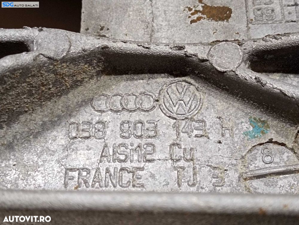 Suport Accesorii Alternator Compresor AC Clima Pompa Injectie Servodirectie Volkswagen Bora 1.9 TDI AHF ALH ASV AGR 1998 - 2005 Cod 038903143H [M5103] - 7