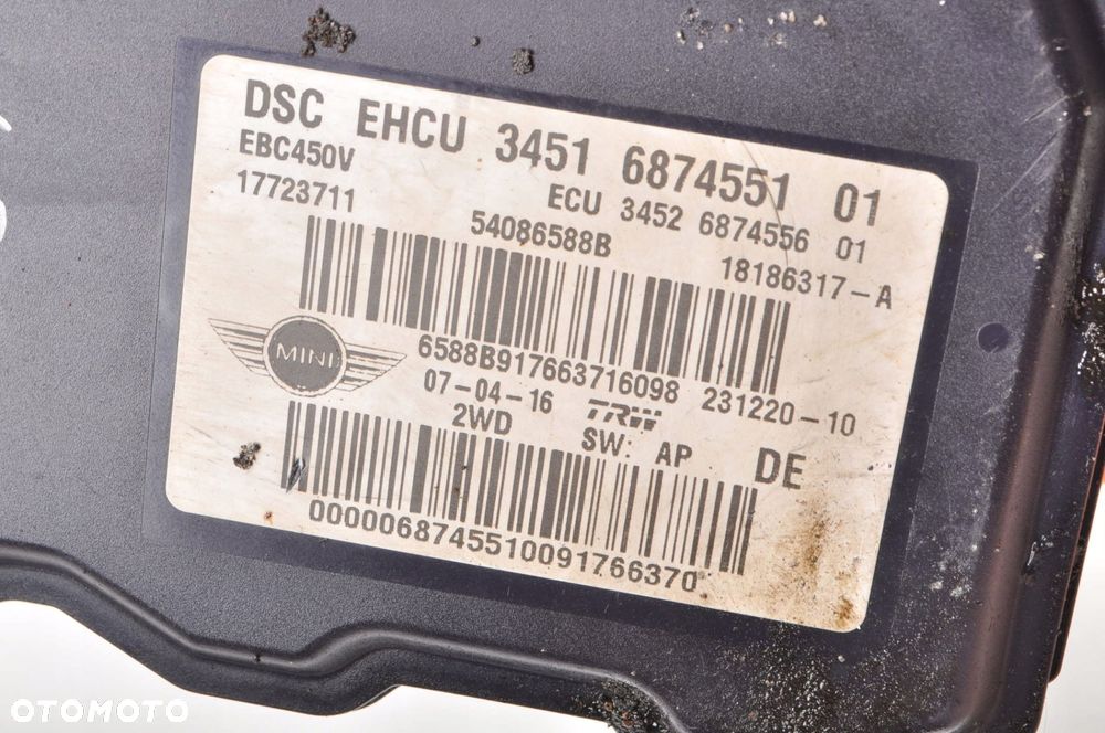 MINI COUNTRYMAN R60 POMPA ABS 6874551 - 7