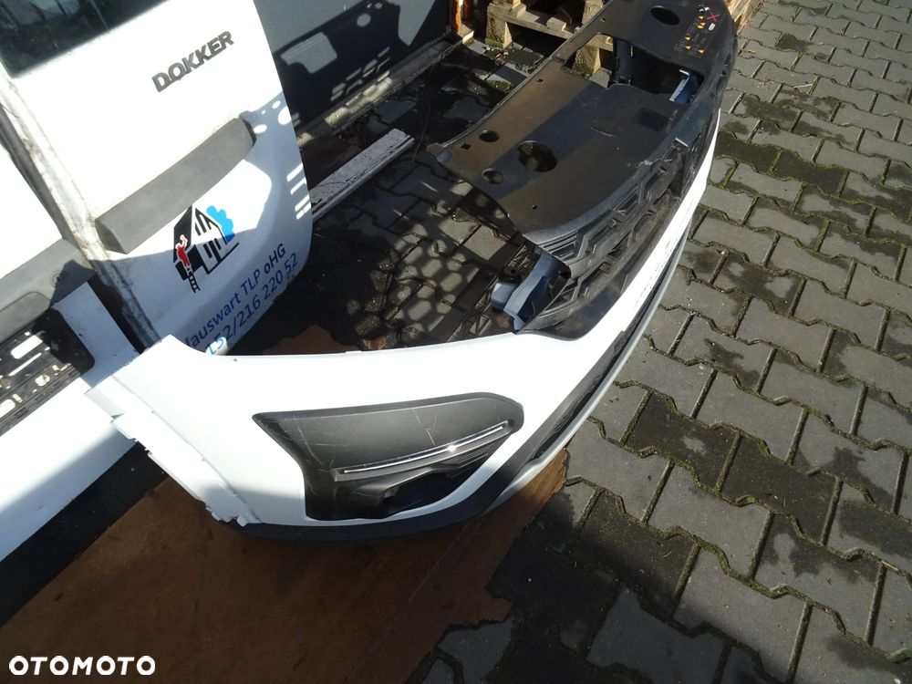 DACIA SANDERO III 3 STEPWAY ZDERZAK PRZEDNI PRZOD BIALY LADNY WYSYLKA W CENIE - 2