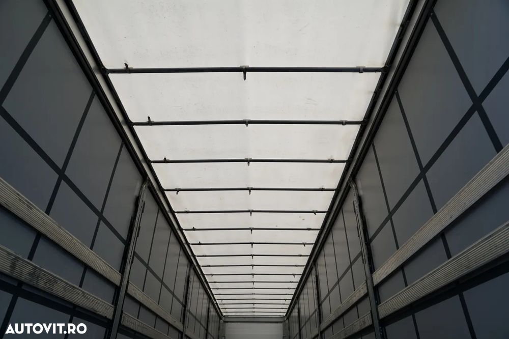 Schmitz Cargobull CORTINĂ / STANDARD / REMORCA DIN OȚEL - 9 M / ACOPERIȘ CULISANT / AXĂ CULISANTĂ / 2021 - 17