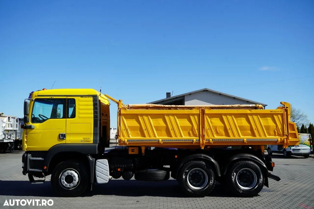 MAN TGA 26.410 / 6x4 / BASCULATOR 3 LATURĂ / MEILLER KIPER / MANUAL / - 13