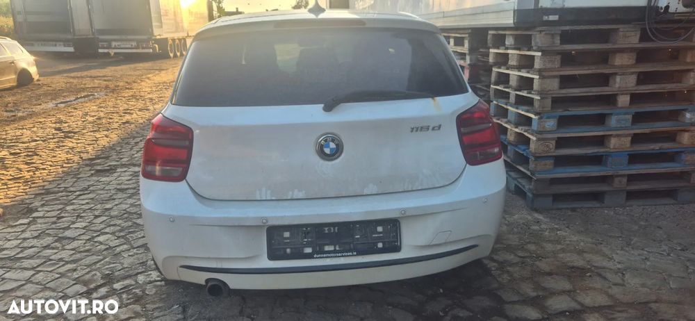 Haion cu geam luneta spate portbagaj BMW 116d Seria 1 F20 2015 cul alb