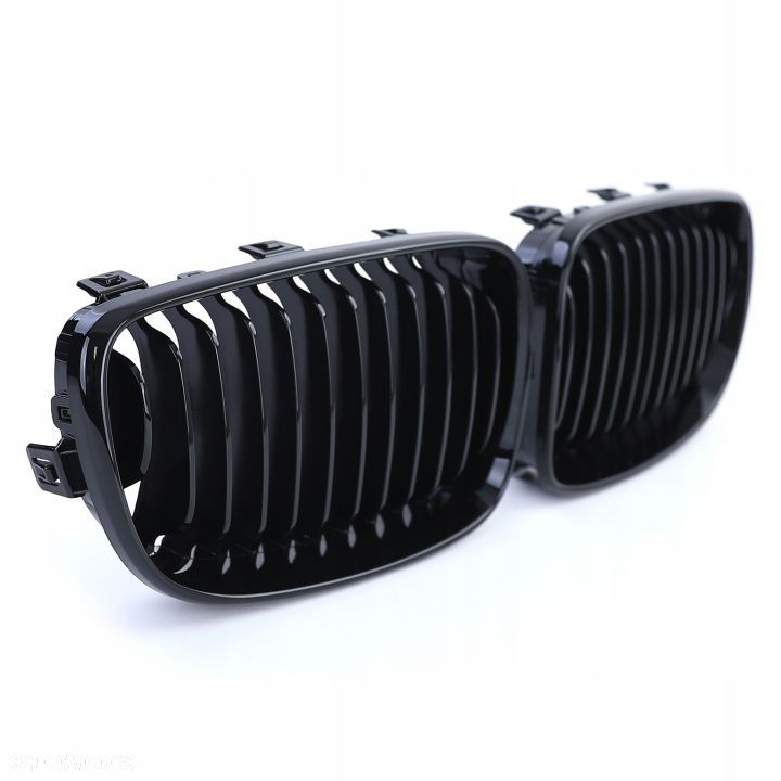 GRILL NERKI ATRAPA BMW E81 E82 E87 E88 CZARNY POŁY