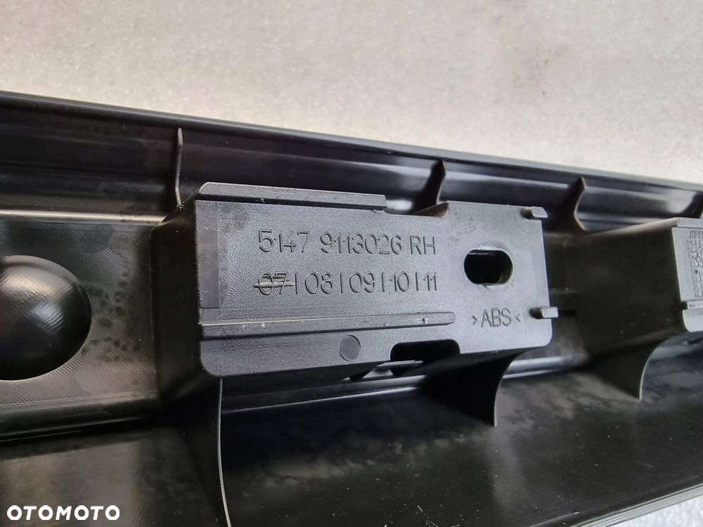 BMW 7 F01 LISTWA NAKŁADKA PROGOWA PRAWA 9113026 - 7