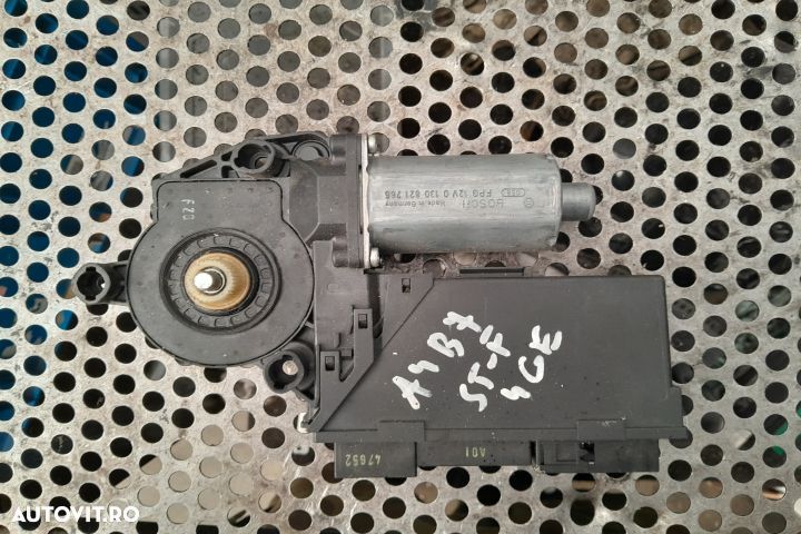 Motoras macara geam fata stanga 0130821765 Audi A4 B6 [2000 - 2005] A - 3