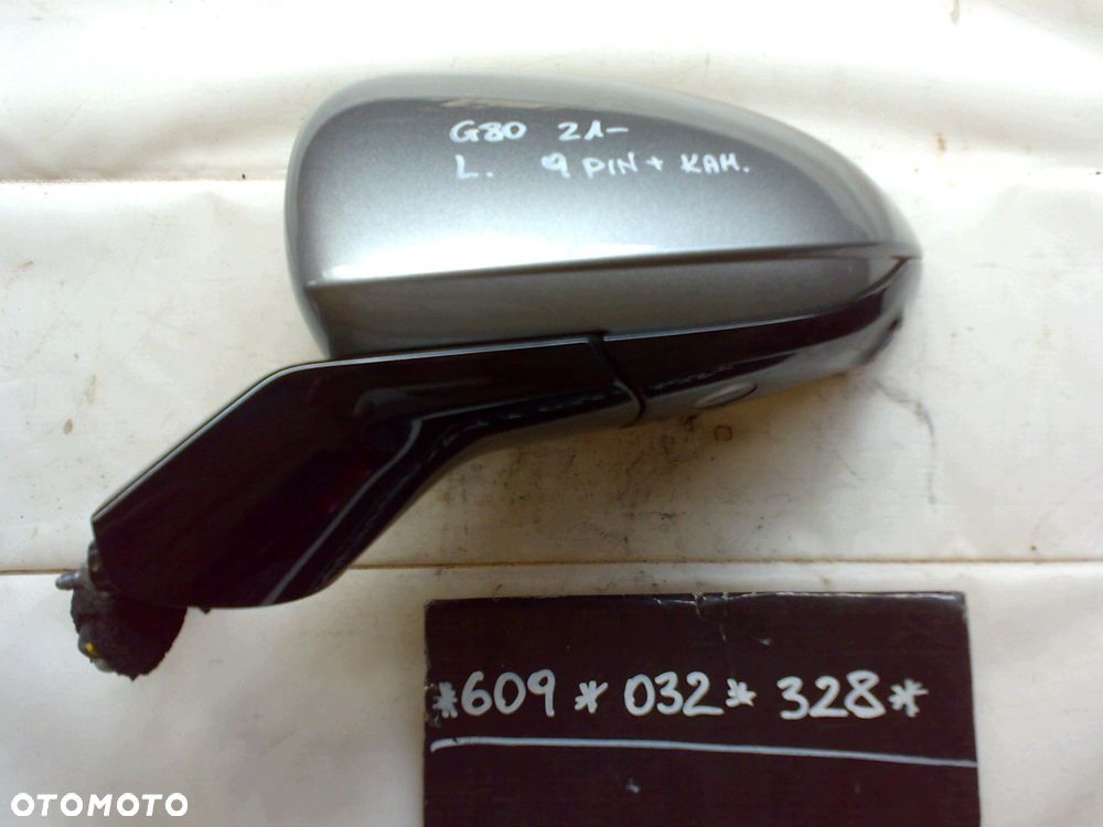 genesis g80 2021 - lusterko zew. lewe 9pin + kamera blink - 2