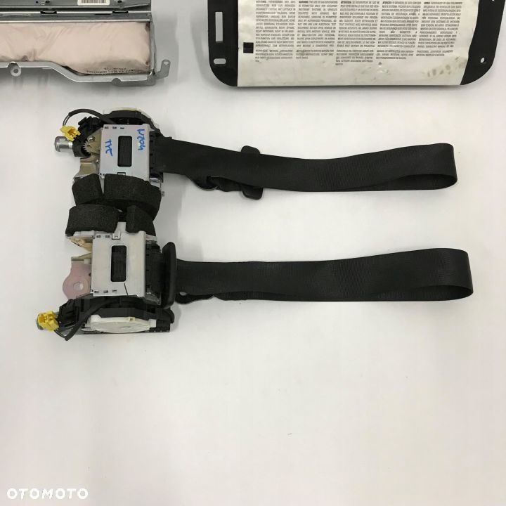 W204 KONSOLA DESKA AIRBAG PODUSZKI PASY ORG - 9