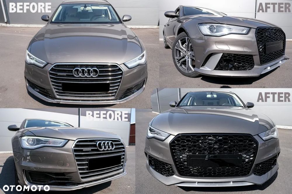 ZDERZAK PRZEDNI AUDI A6 C7 4G RS6 LOOK 2015-2018 LIFT - 9