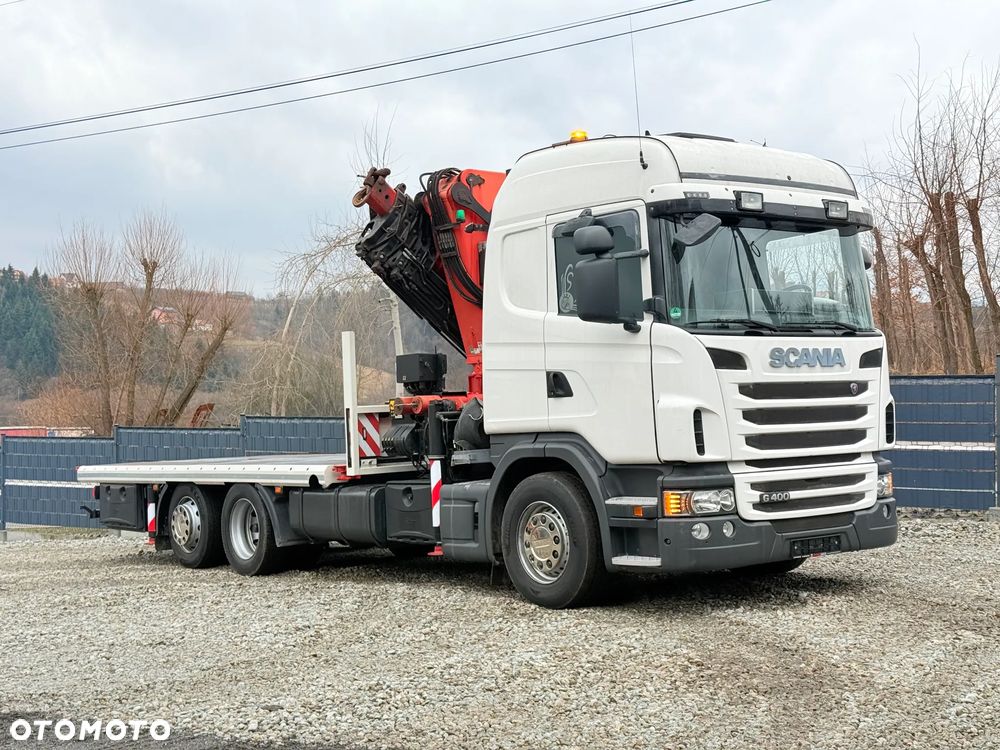 Scania * SCANIA G400 * HDS Palfinger Kran PK 42500 * 3 Osie * Sprowadzona * Bardzo Dobry Stan * - 24