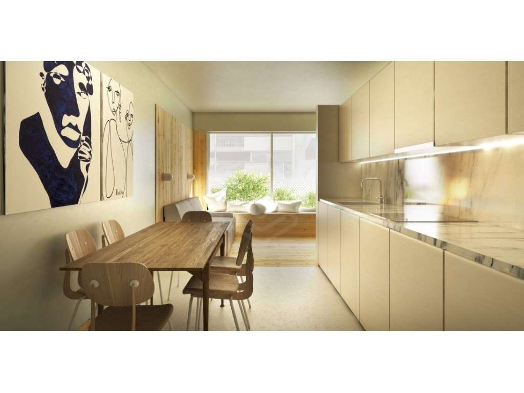 Apartamento duplex T3, com piscina privada no último piso e 2 estac... - Grande imagem: 3/47