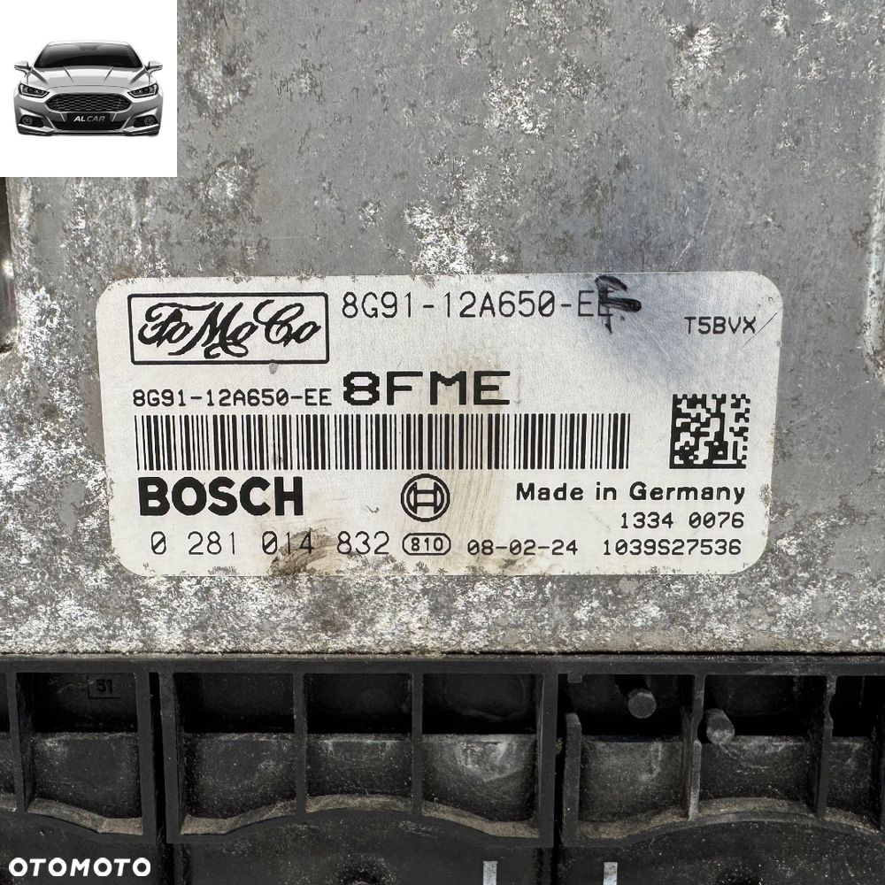 STEROWNIK SILNIKA 2.2 TDCI EURO 4 FORD MONDEO MK4 8G91-12A650-EE - 2