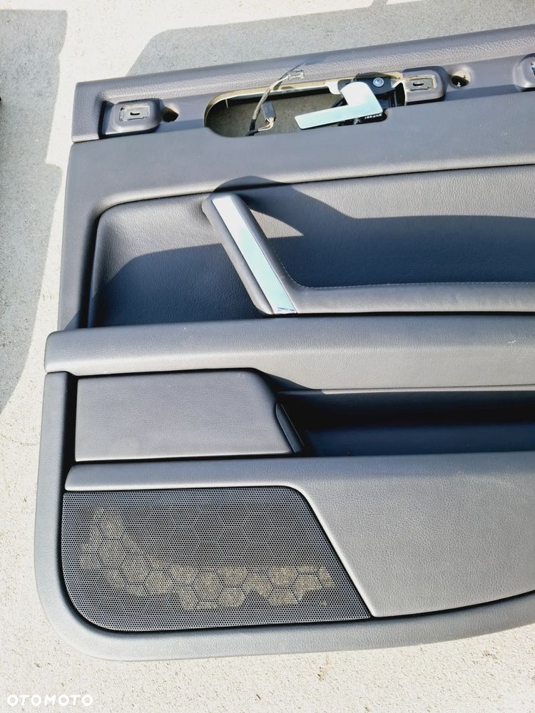 Boczki Tapicerka Drzwi Skóra Czarne EU VW Phaeton - 15
