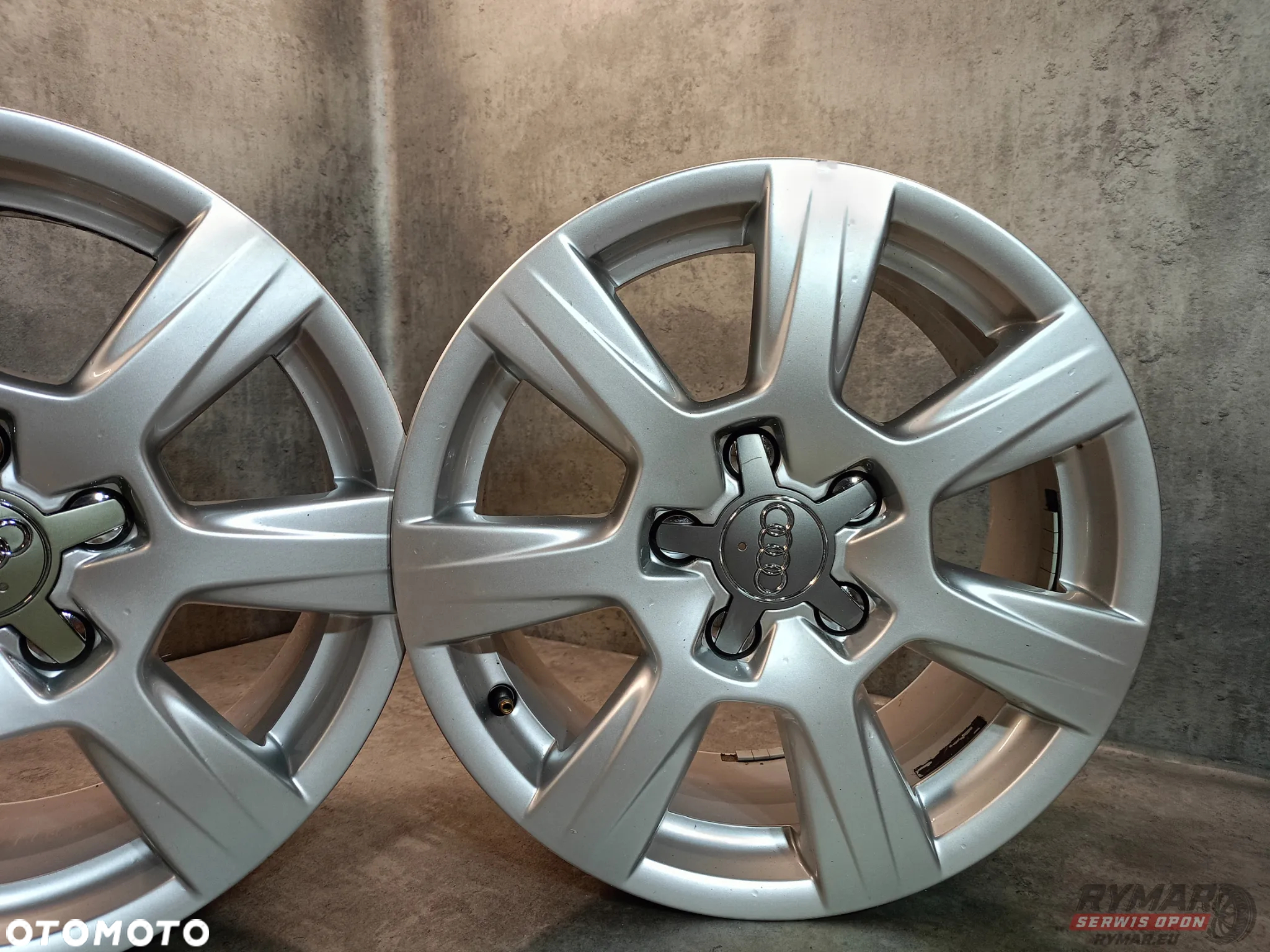 ŚLĄSK ALUFELGI 7.5X16" 5x112 ET45 ORYGINAŁ AUDI KOMPLET - 5