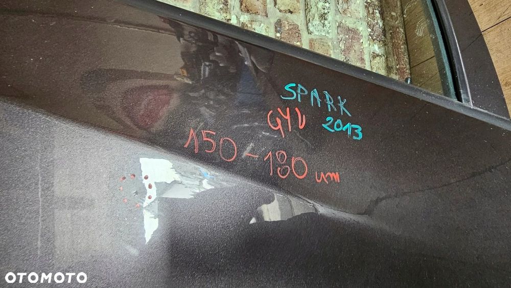 DRZWI TYŁ PRAWE CHEVROLET SPARK M300 2013 KOD GYV - 5