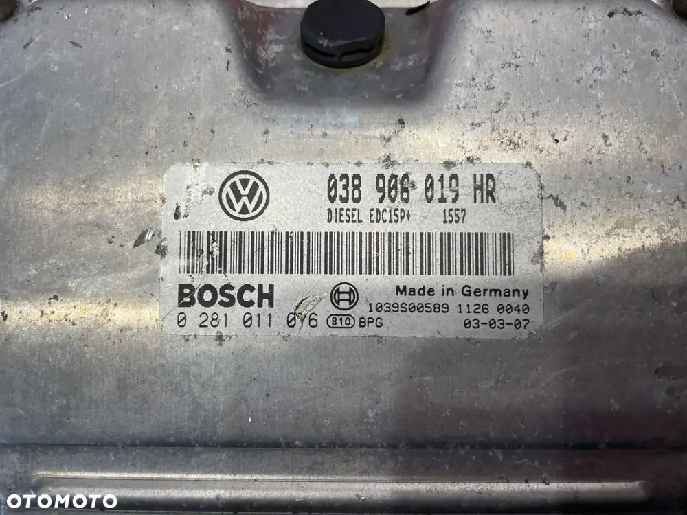 KOMPUTER, STEROWNIK VW POLO 9N 038906019HR - 2